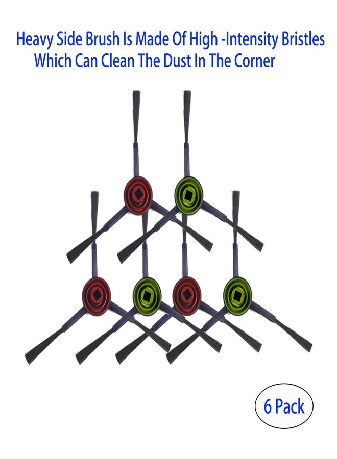مجموعة ملحقات بديلة من سلسلة DEEBOT X1، متوافقة مع مكنسة ECOVACS X1 Omni / X1 TURBO الروبوتية، تتضمن فرشاة رئيسية واحدة، و6 فرش جانبية، وفلترين، و4 وسادات مسح، و3 قطع لأكياس الغبار. - Image 4